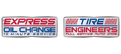 Express Oil Change Tire Logo